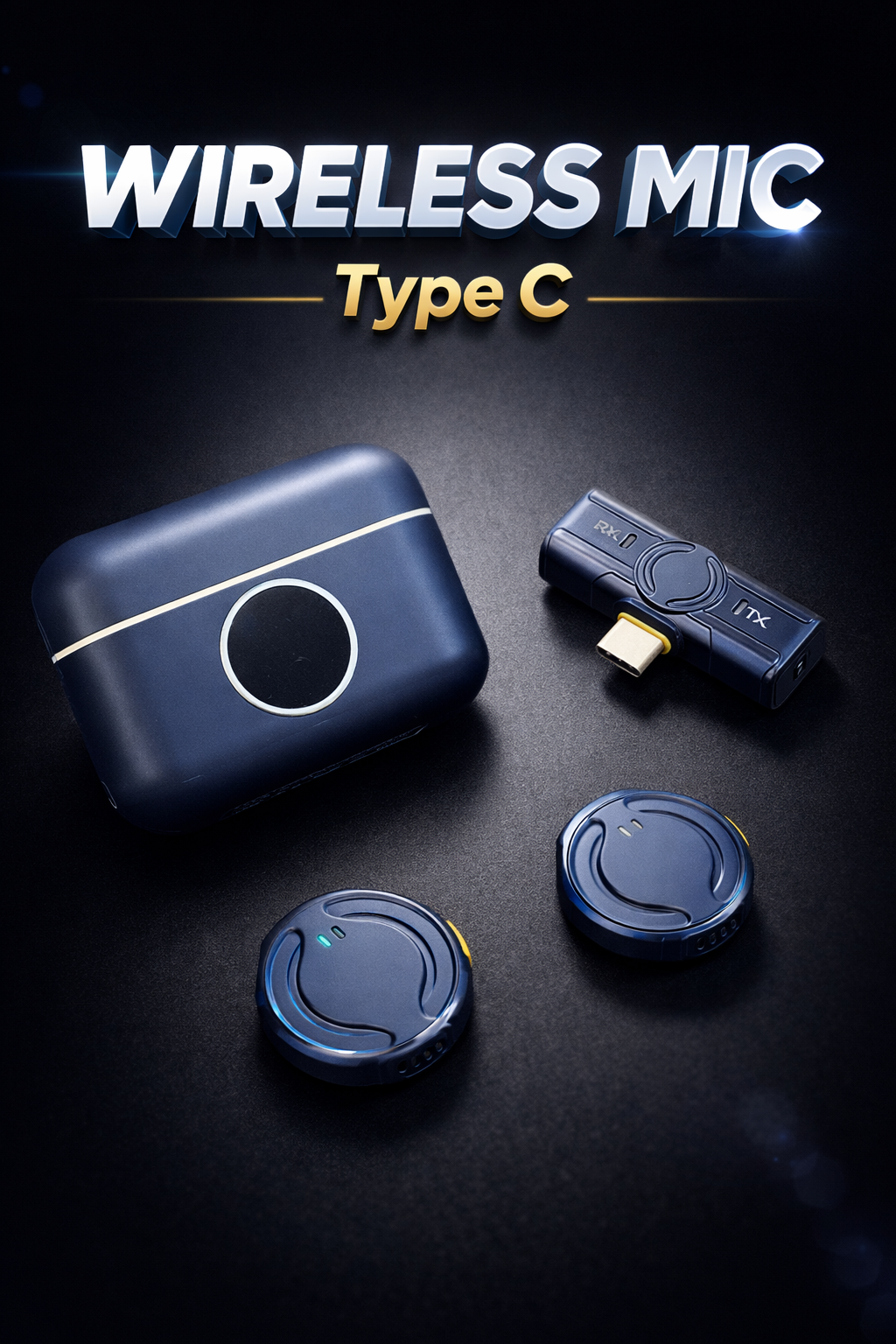 Q81 Wireless Microphone (Type-C) – Clear Voice, Zero Noise