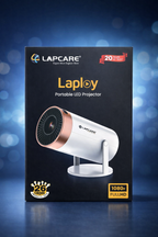 Lapcare Laplay 1080P Full HD Portable Projector | 1-Year Replacement Warranty | Home Theatre Projector India