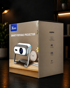 Xnano X3-2.0 Smart Portable Projector | 4K Decoding, Android OS, 2.4G + 5G Wi-Fi, Screen Mirroring & HDMI | Home Cinema & Gaming Projector