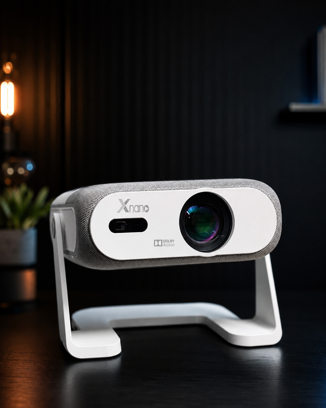 Xnano X3-2.0 Smart Portable Projector | 4K Decoding, Android OS, 2.4G + 5G Wi-Fi, Screen Mirroring & HDMI | Home Cinema & Gaming Projector