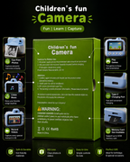 Kids Instant Print Camera for Boys & Girls | Photo, Video, Music & Games