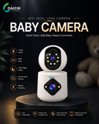 DAICHI WiFi Dual Lens Baby Camera | 360° Smart Camera