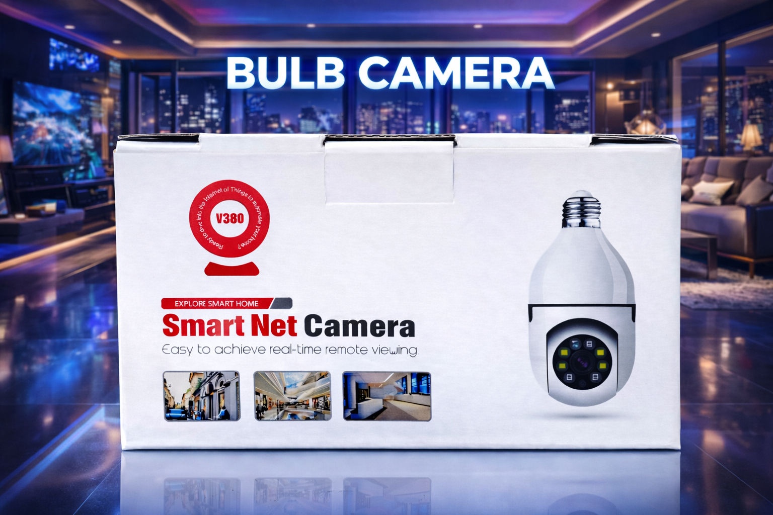 Bulb Wifi Smart Camera