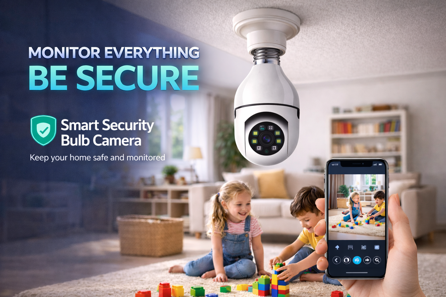Bulb Wifi Smart Camera