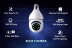 Bulb Wifi Smart Camera