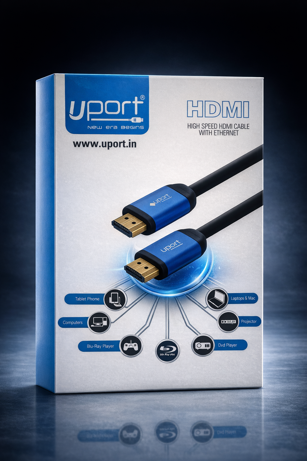 UPORT HDMI Cable – High-Speed | 2K / 4K Ultra HD Support