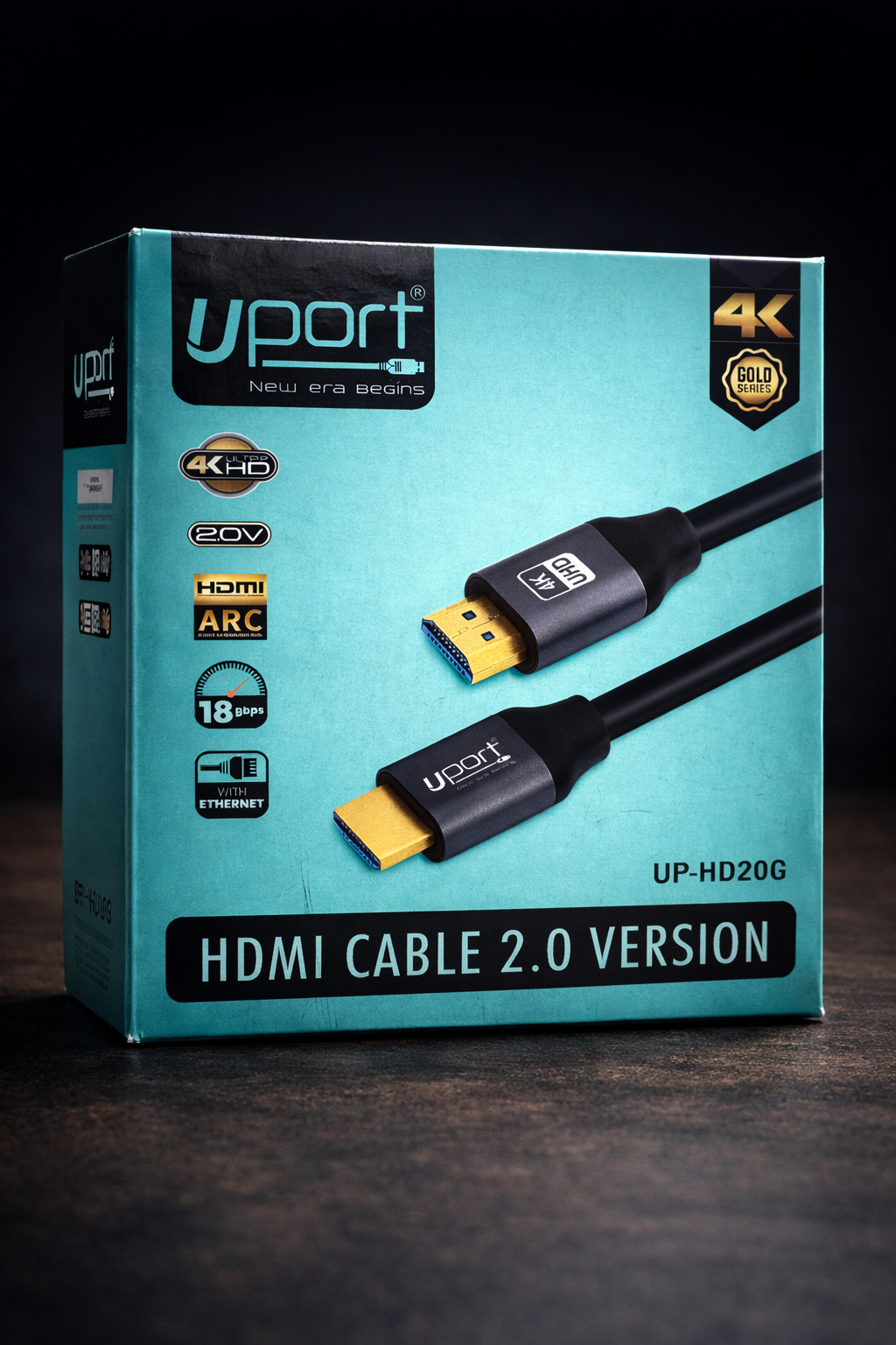 UPORT 4K Gold HDMI Cable
