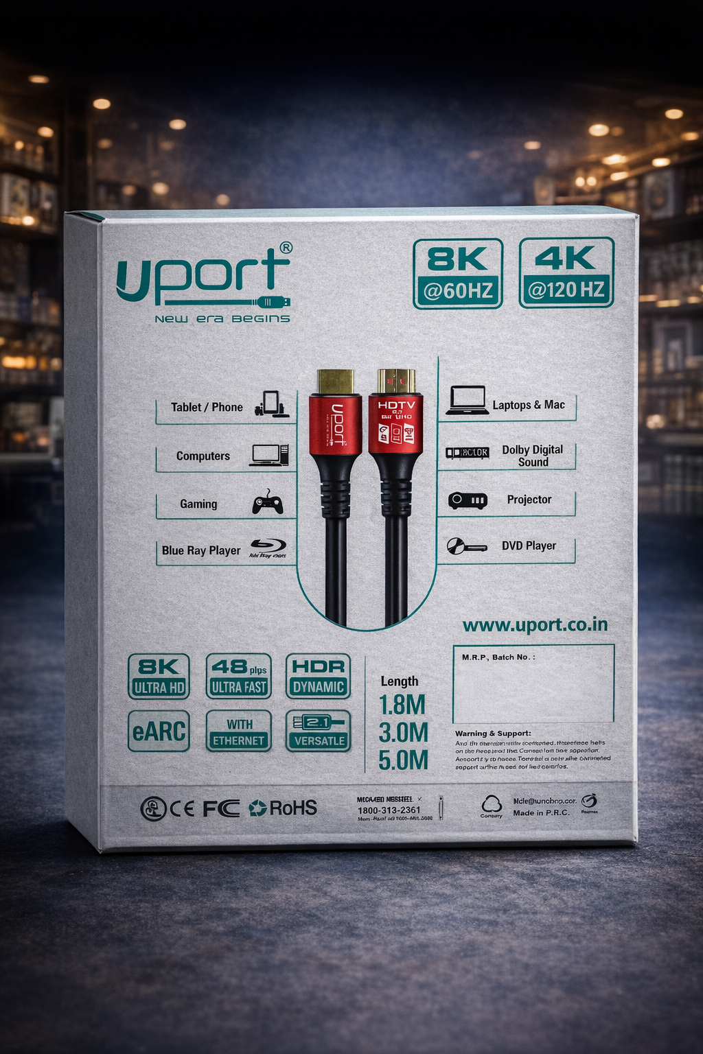 UPORT 8K HDMI 2.1 Platinum Series Cable
