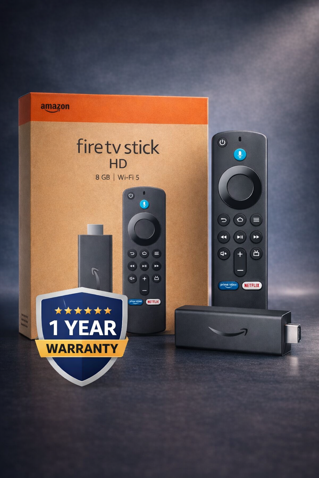 Amazon Fire TV Stick HD (New Model) with Alexa Voice Remote