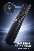 Huvayu Samsung Bend Remote with Voice Control | Smart Bluetooth TV Remote with Mic