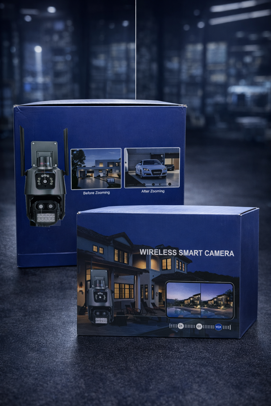 Dual Lens Linkage Security Camera | 3+3MP | Wi-Fi / SIM Variants