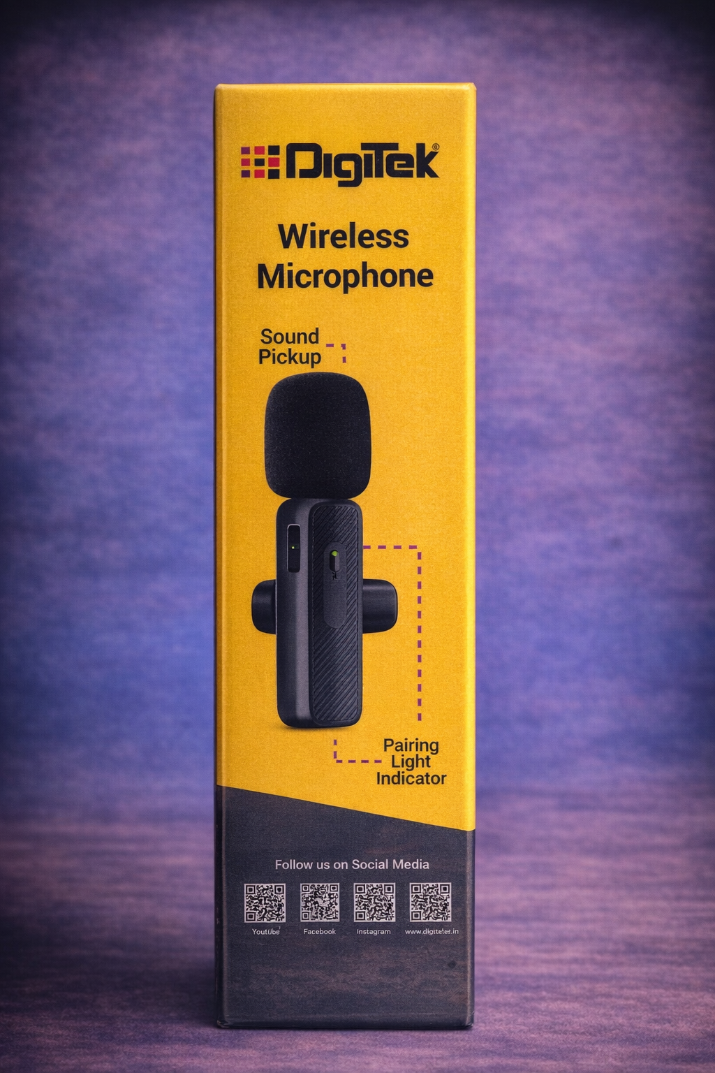 DigiTek DWM-008 PRO Wireless Microphone System (Type-C) – Dual Mic with Receiver | Pro Audio for Creators