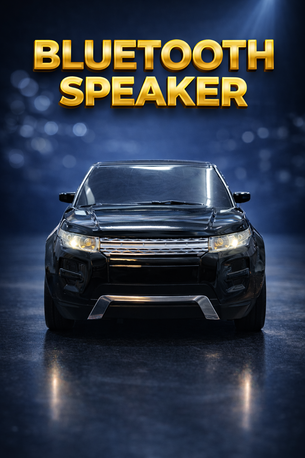 Car Design Bluetooth Speaker | Premium SUV Model Wireless Speaker with Deep Bass, LED Lights, USB/TF/FM | Portable Stylish Music Speaker