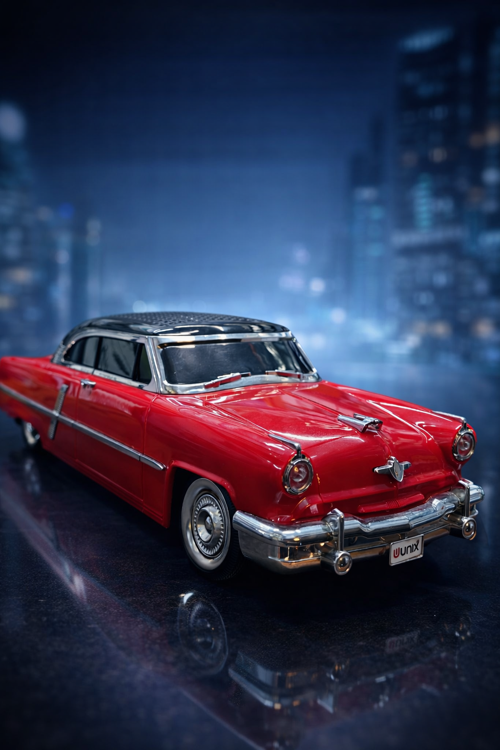 UNIX Capri 52 Vintage Bluetooth Speaker | Classic Car Design | 10W Powerful Sound | TWS Stereo | Wireless Music Speaker for Home & Gifts