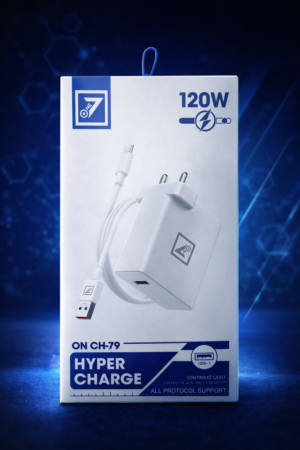 120W Hyper Charge Fast Charger | USB-C & USB-A | All-Protocol Support |ON CH-79