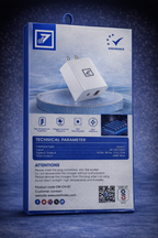 65W PD + USB Fast Charger (ON CH-81) | Type-C Power Adapter with Cable