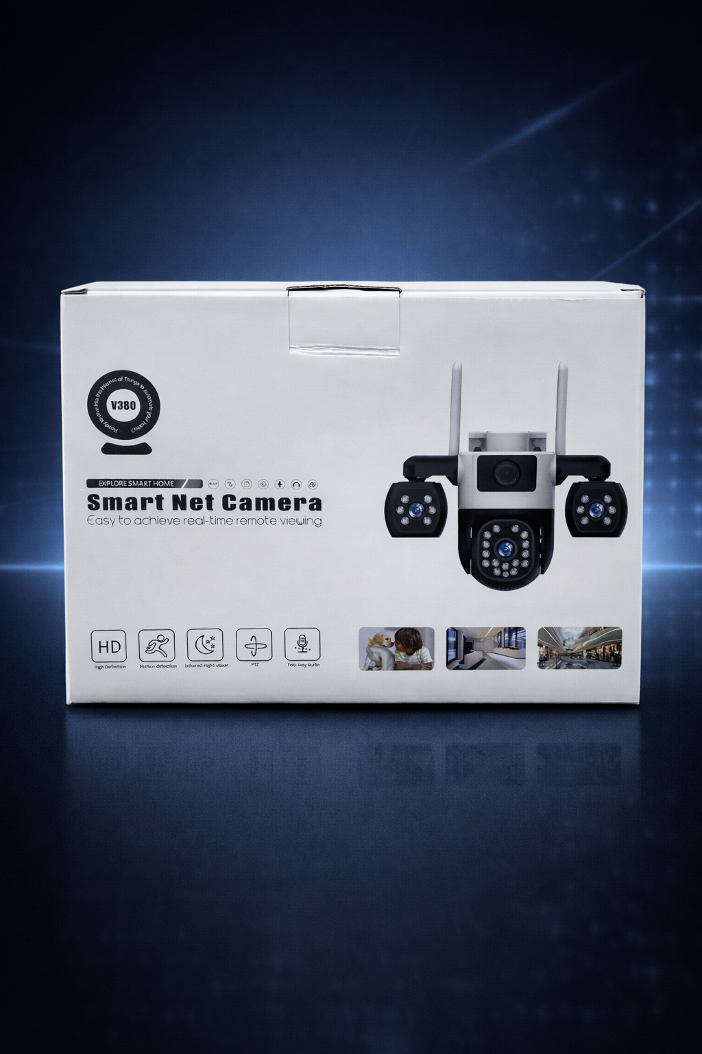 TRIPLE CC CAMERA – 4G/5G SIM Smart Security Camera (9MP HD)