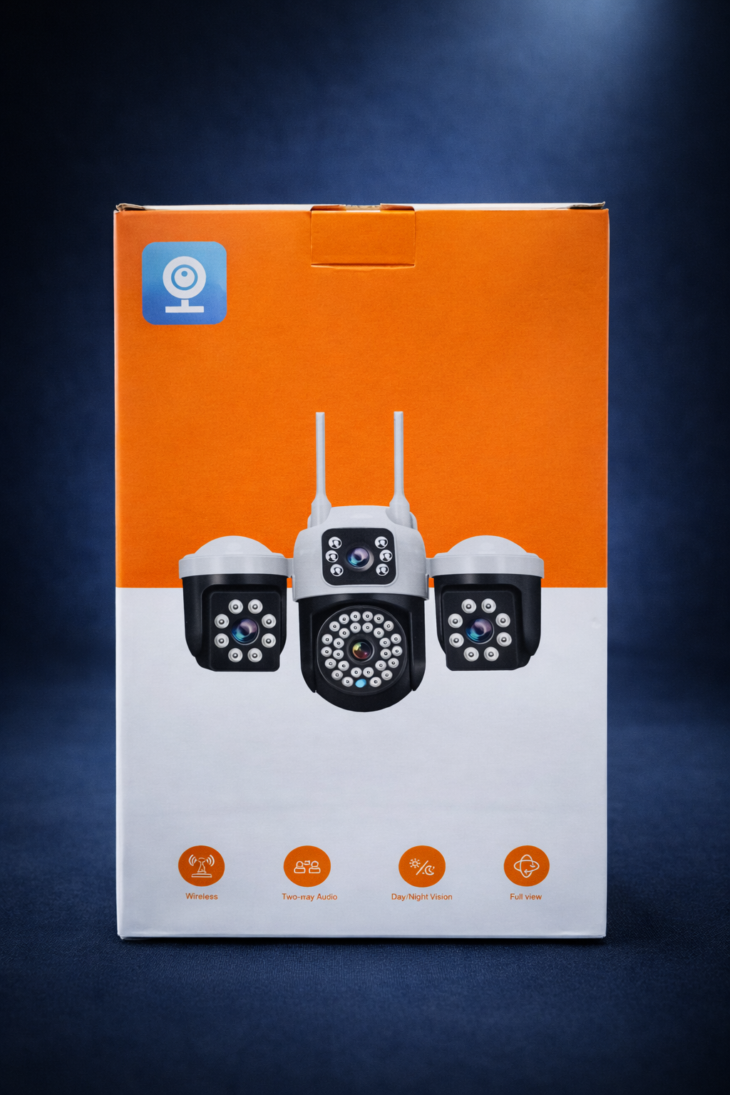 Triple CC Camera 9MP WiFi Security Camera | 360° Pan & Tilt | Smart Home Surveillance