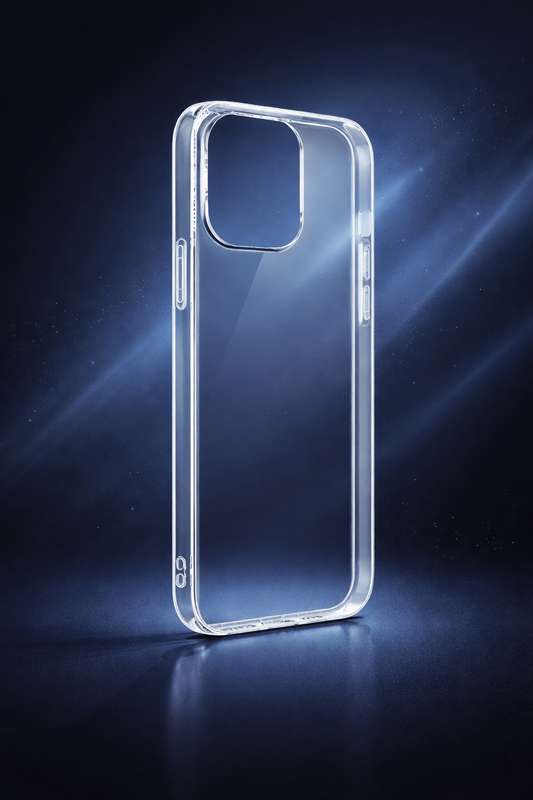 Slim Hard Shell Protective Crystal Clear Case for iPhone 13–17 Pro Max | Anti-Yellow Transparent Back Cover