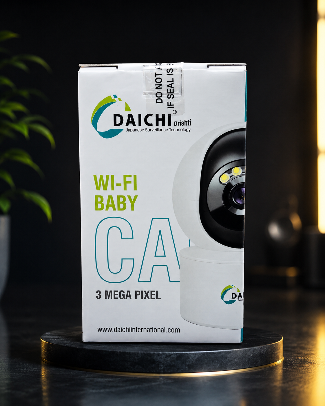 Daichi WiFi Baby Camera 3MP HD | Smart Baby Monitor with Night Vision, Motion Tracking & Two-Way Audio