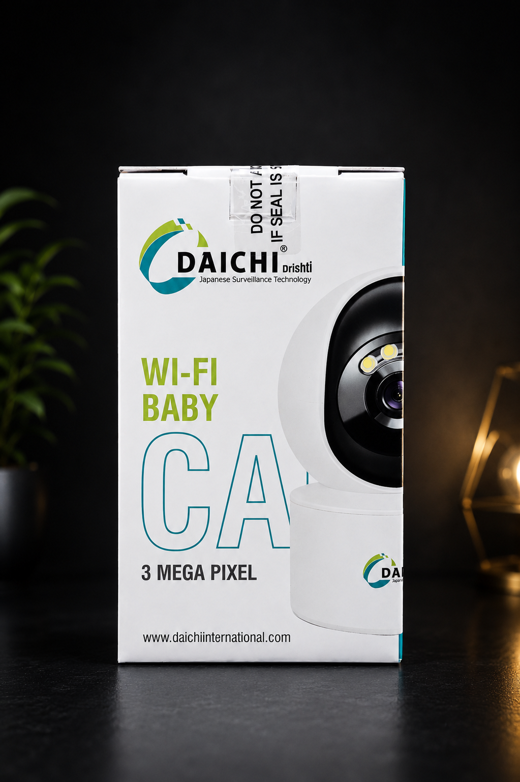 Daichi WiFi Baby Camera 3MP HD | Smart Baby Monitor with Night Vision, Motion Tracking & Two-Way Audio