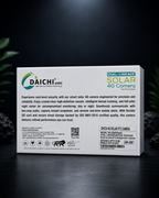 DAICHI Dual-Linkage Solar 4G PTZ Security Camera | AI Motion Tracking, HD Night Vision & Solar Powered Surveillance