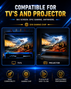 G5S Mini 4K Game Stick – 30000+ Retro Games Console | Q18 Gaming Chip | Wireless Controllers | 4K TV Gaming Console