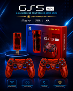 G5S Mini 4K Game Stick – 30000+ Retro Games Console | Q18 Gaming Chip | Wireless Controllers | 4K TV Gaming Console