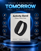 Smart Fitness Activity Band – Heart Rate, Sleep & Activity Tracker