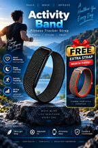 Smart Fitness Activity Band – Heart Rate, Sleep & Activity Tracker