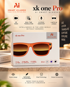 XK One Pro AI Smart Glasses – Smart Camera Glasses with AI & Translation
