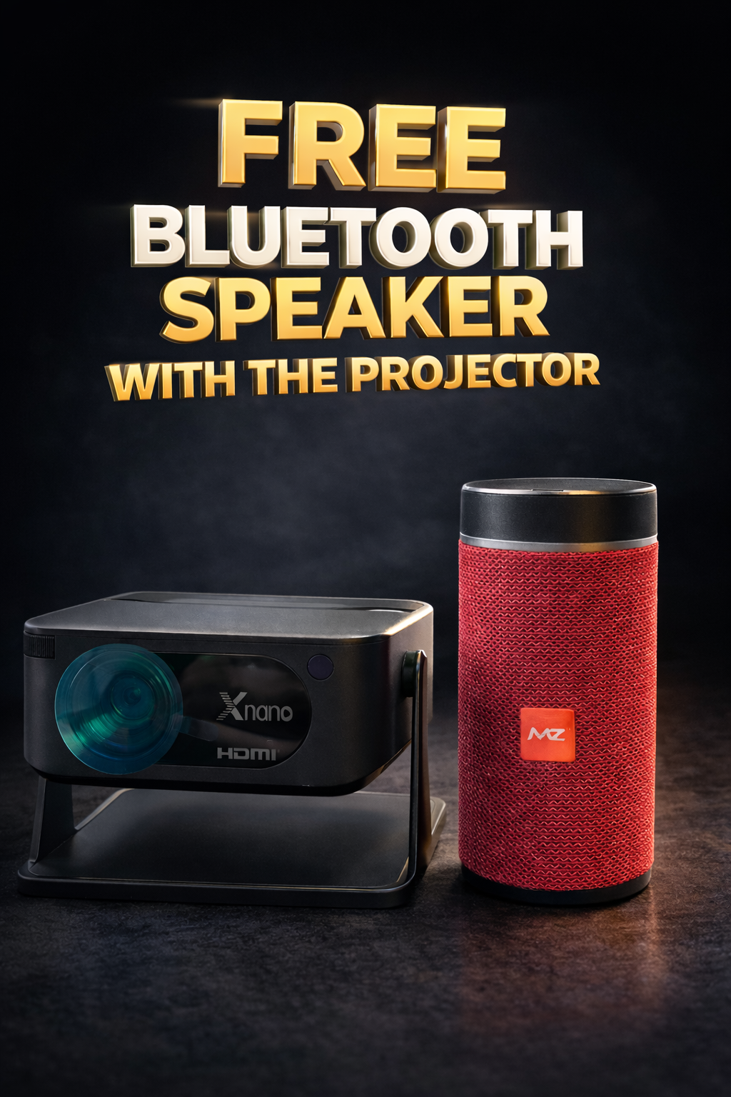 NANO TECH 4K Smart Portable Projector