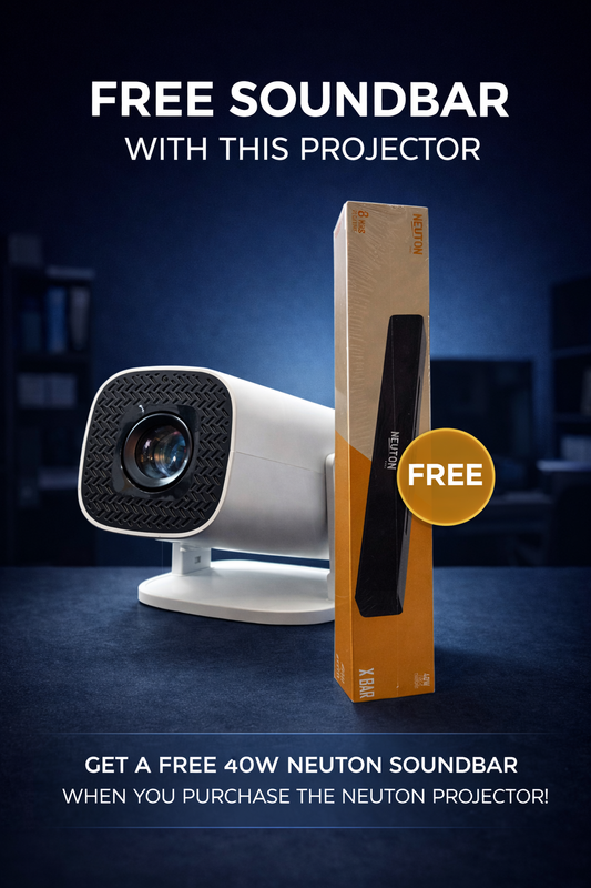 C90 Pro Portable 4K Projector | 5000 Lumens | Android Smart Projector | Lag-Free Home Cinema