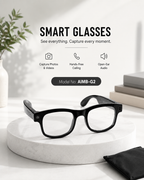 AI Smart Glasses AIMB-G2 – Capture Every Moment, Hands-Free | 8MP Camera & Open-Ear Audio