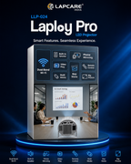 Lapcare Laploy Pro LLP-024 LED Projector (1280p Full HD, 4500 Lumens) with FREE 40W Soundbar + 1 Year Warranty | Smart WiFi Projector for Home & Office